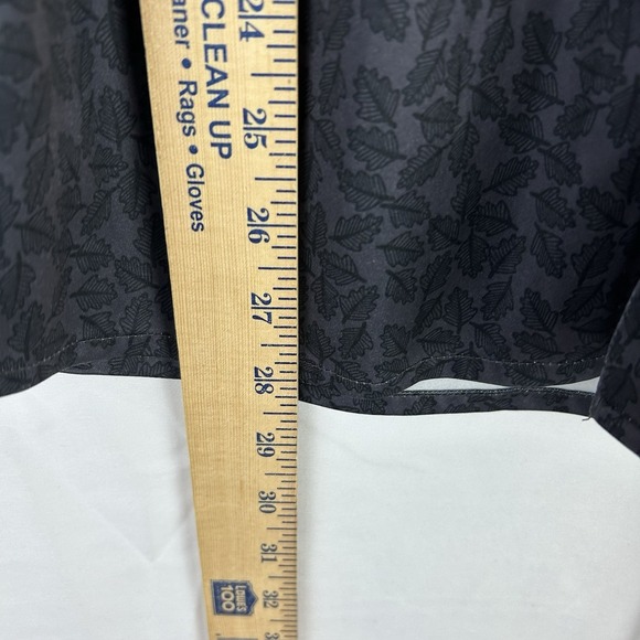 Oklahoma State Cowboys Horn Legend Small Short Sleeve Button Up Shirt Leaves AOP - Picture 7 of 12